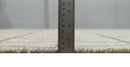 Modern Beige and Brown Geometric Scandinavian 5x7 Blended Wool Flatwoven Area Rug | HL24