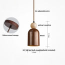 GobekUsa LED Pendant Lights: Adjustable Glass Ball Hang Lamp for Dining Room & Restaurant