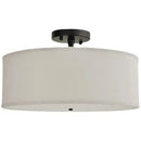 GobekUsa Country Fabric LED Ceiling Light, Modern Wrought Iron Chandelier for Dining Room