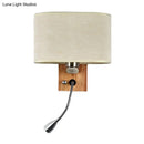 GobekUsa Fabric Adjustable Bedside Reading Lamp