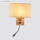 GobekUsa Fabric Adjustable Bedside Reading Lamp