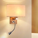 GobekUsa Fabric Adjustable Bedside Reading Lamp