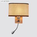 GobekUsa Fabric Adjustable Bedside Reading Lamp