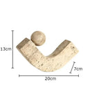 GobekUsa Geometric Stone Ornaments Desk Decoration Modern Artwork Statue Room Decor