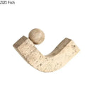 GobekUsa Geometric Stone Ornaments Desk Decoration Modern Artwork Statue Room Decor