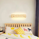 GobekUsa Modern Beige Nordic Wooden LED Sconce Wall Lamp for Bathroom