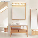 GobekUsa Modern Beige Nordic Wooden LED Sconce Wall Lamp for Bathroom