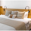 GobekUsa Beige Gold Houndstooth Jacquard Lumbar Pillowcase for Modern Interiors
