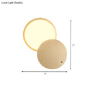 GobekUsa Rotatable Gold Metal LED Wall Sconce - Contemporary Wall Lamp Fixture