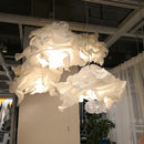 GobekUsa Nordic Paper Pendant Lights: DIY Cloud Lampshade Fixtures for Living Room, Restaurant & Christmas