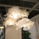 GobekUsa Nordic Paper Pendant Lights: DIY Cloud Lampshade Fixtures for Living Room, Restaurant & Christmas
