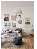 GobekUsa Nordic Paper Pendant Lights: DIY Cloud Lampshade Fixtures for Living Room, Restaurant & Christmas