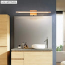 GobekUsa Wooden Nordic LED Vanity Sconce - Stick Shaped Wall Lighting in Beige