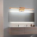 GobekUsa Wooden Nordic LED Vanity Sconce - Stick Shaped Wall Lighting in Beige