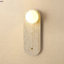 GobekUsa LED Wall Light Fixture Modern Living Dining Room Yellow Glass Bedside Lamp