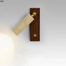 Modern beige travertine copper led wall lamp bedroom light by Decorbites