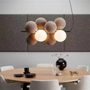 GobekUsa Abstracta Pendant Lamp: Stylish Designer Fabric Chandelier for Home, Office, and Dining Space