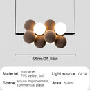 GobekUsa Abstracta Pendant Lamp: Stylish Designer Fabric Chandelier for Home, Office, and Dining Space