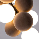 GobekUsa Abstracta Pendant Lamp: Stylish Designer Fabric Chandelier for Home, Office, and Dining Space