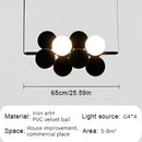 GobekUsa Abstracta Pendant Lamp: Stylish Designer Fabric Chandelier for Home, Office, and Dining Space