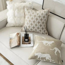 GobekUsa Geometric Jacquard Cushion Cover Modern Luxury Decorative Pillows