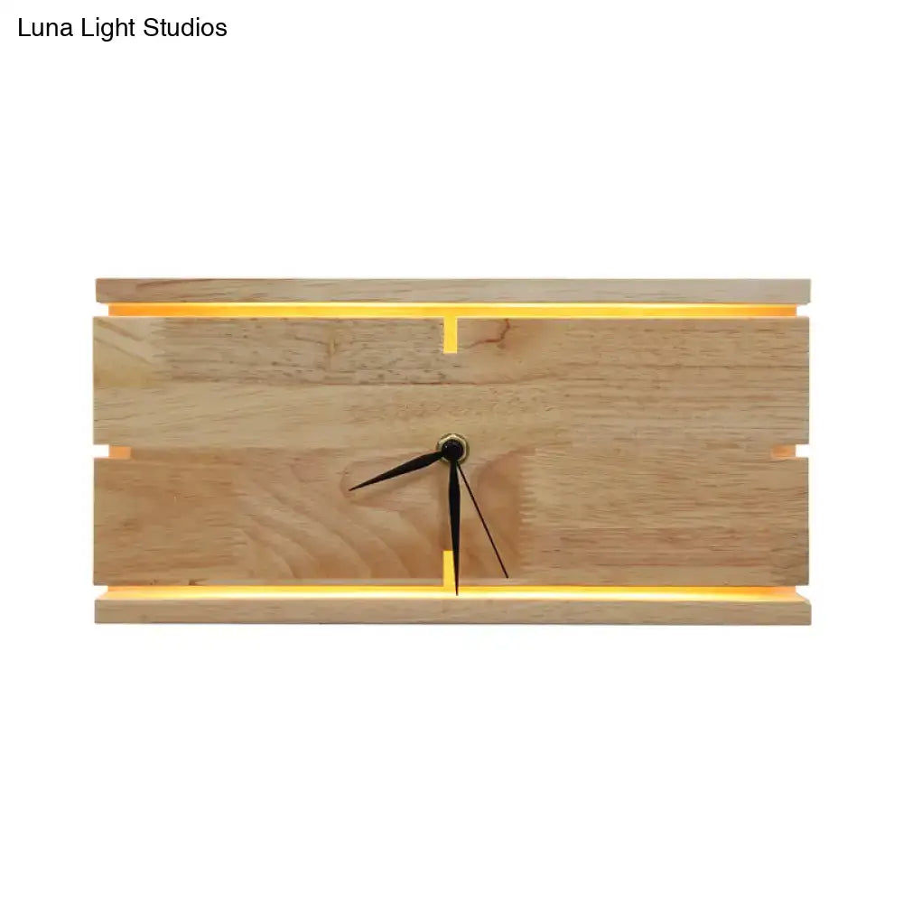 GobekUsa Contemporary Beige Wall Sconce with Acrylic LED - Flush Mount, Rectangular/Round Parlor Design., photo 6 of 8