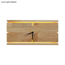 GobekUsa Contemporary Beige Wall Sconce with Acrylic LED - Flush Mount, Rectangular/Round Parlor Design.