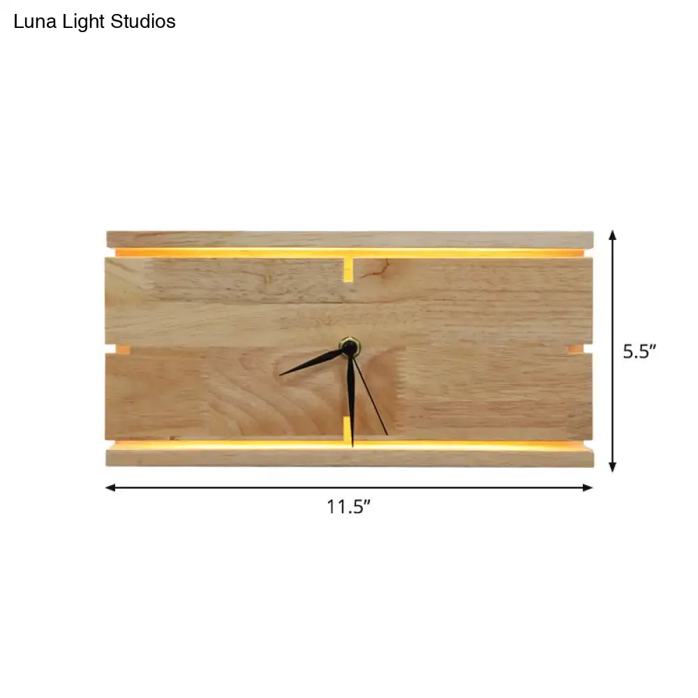 GobekUsa Contemporary Beige Wall Sconce with Acrylic LED - Flush Mount, Rectangular/Round Parlor Design., photo 5 of 8