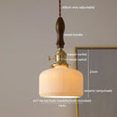GobekUsa Ceramic LED Pendant Light Fixture Modern Hanging Lamp for Home Decor