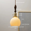 GobekUsa Ceramic LED Pendant Light Fixture Modern Hanging Lamp for Home Decor