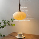 GobekUsa Ceramic LED Pendant Light Fixture Modern Hanging Lamp for Home Decor