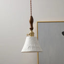 GobekUsa Ceramic LED Pendant Light Fixture Modern Hanging Lamp for Home Decor