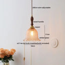 GobekUsa Ceramic LED Pendant Light Fixture Modern Hanging Lamp for Home Decor