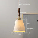 GobekUsa Ceramic LED Pendant Light Fixture Modern Hanging Lamp for Home Decor