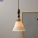 GobekUsa Ceramic LED Pendant Light Fixture Modern Hanging Lamp for Home Decor