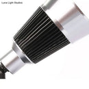 GobekUsa Modern Bell Wall Light: Rotatable Metal LED Sconce in Black/Chrome - With/Without Switch