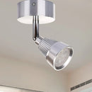 GobekUsa Modern Bell Wall Light: Rotatable Metal LED Sconce in Black/Chrome - With/Without Switch