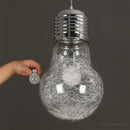 GobekUsa Big Bulb LED Pendant Lights Glass Hanglamp Fixture for Home Décor