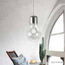 GobekUsa Big Bulb LED Pendant Lights Glass Hanglamp Fixture for Home Décor