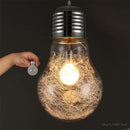 GobekUsa Big Bulb LED Pendant Lights Glass Hanglamp Fixture for Home Décor