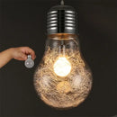 GobekUsa Big Bulb LED Pendant Lights Glass Hanglamp Fixture for Home Décor