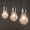 GobekUsa Big Bulb LED Pendant Lights Glass Hanglamp Fixture for Home Décor