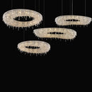 GobekUsa Bird Nest Crystal Pendant Chandelier | Modern Hall Hotel Living Dining Room Luster