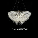 GobekUsa Bird Nest Crystal Pendant Chandelier | Modern Hall Hotel Living Dining Room Luster