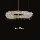 GobekUsa Bird Nest Crystal Pendant Chandelier | Modern Hall Hotel Living Dining Room Luster