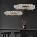 GobekUsa Bird Nest Crystal Pendant Chandelier | Modern Hall Hotel Living Dining Room Luster