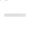GobekUsa Modern Rectangle Vanity Wall Sconce: Black/White Aluminum LED Wall Mount Lamp in Warm/White Light