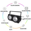 GobekUsa 200W COB LED Par Audience Blinder Light RGBWA UV 6IN1 Strobe Wash Disco Dj