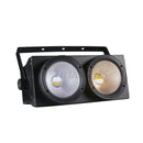 GobekUsa 2eyes COB LED Audience Lights 2x100W 2in1 Strobe Wash Disco DJ Light