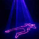 GobekUsa 3D DJ Laser Lights RGB Colorful DMX Scanner Beam Xmas Party Disco Light